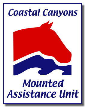 Design Choice Communications Portfolio: Coastal Canyons Mounted Assistance Unit logo